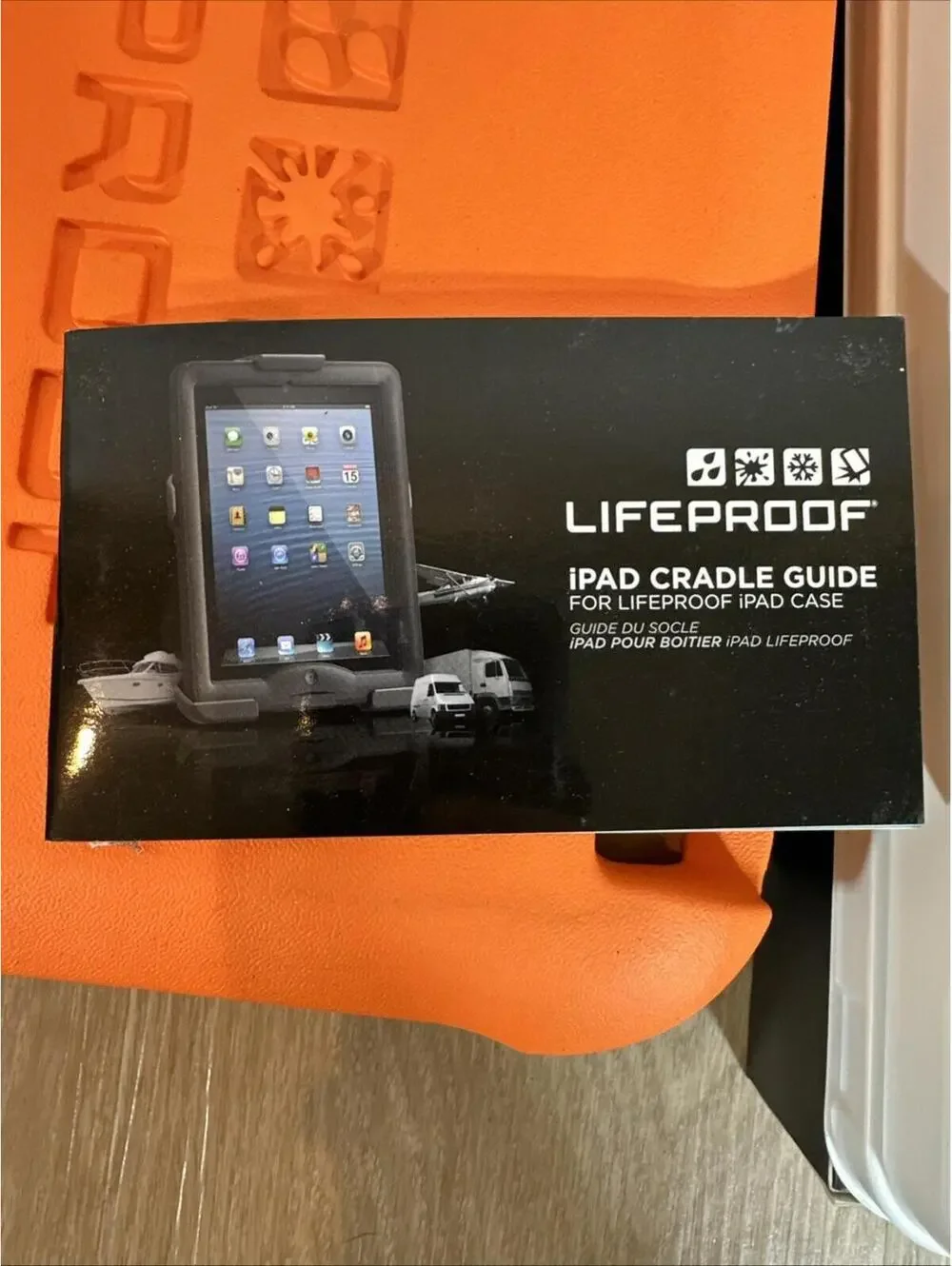 LifeProof LifeJacket apple iPad Case (2 Orange) + iPad Mounting Cradle Holder